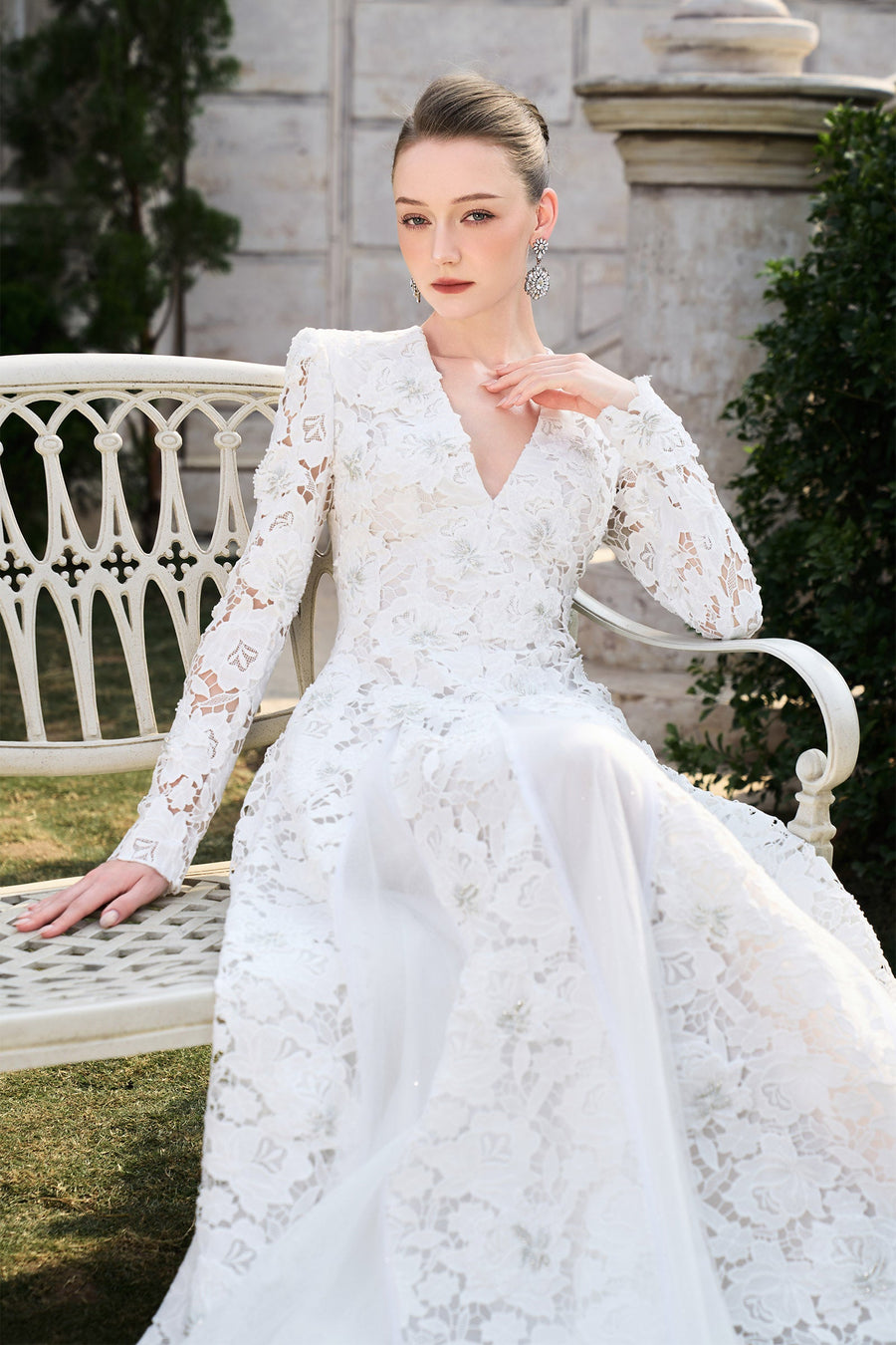 Mackenzie Lace Maxi Dress 7