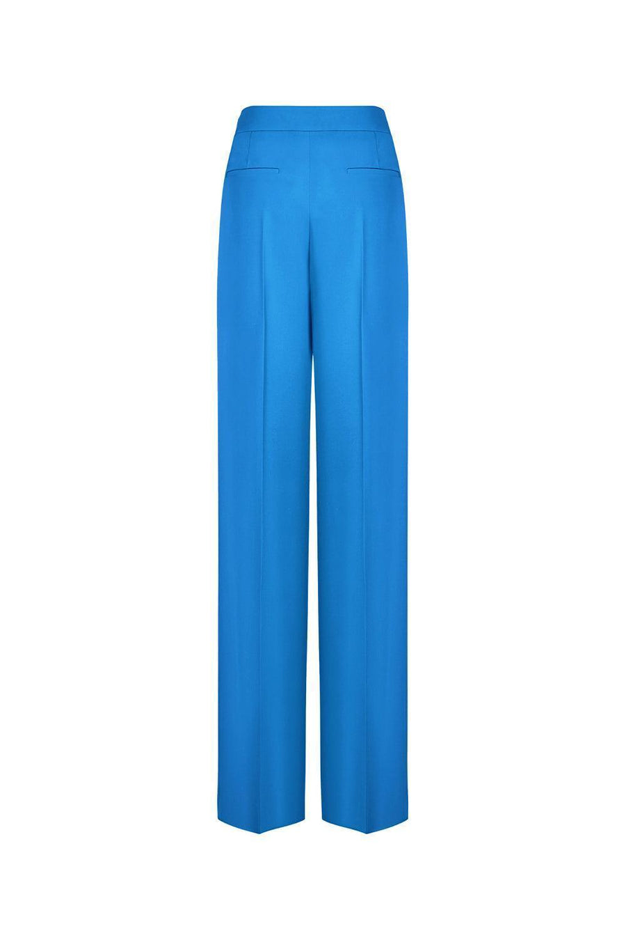 Kenya Straight Wide Leg Crepe Floor Length Pants 3