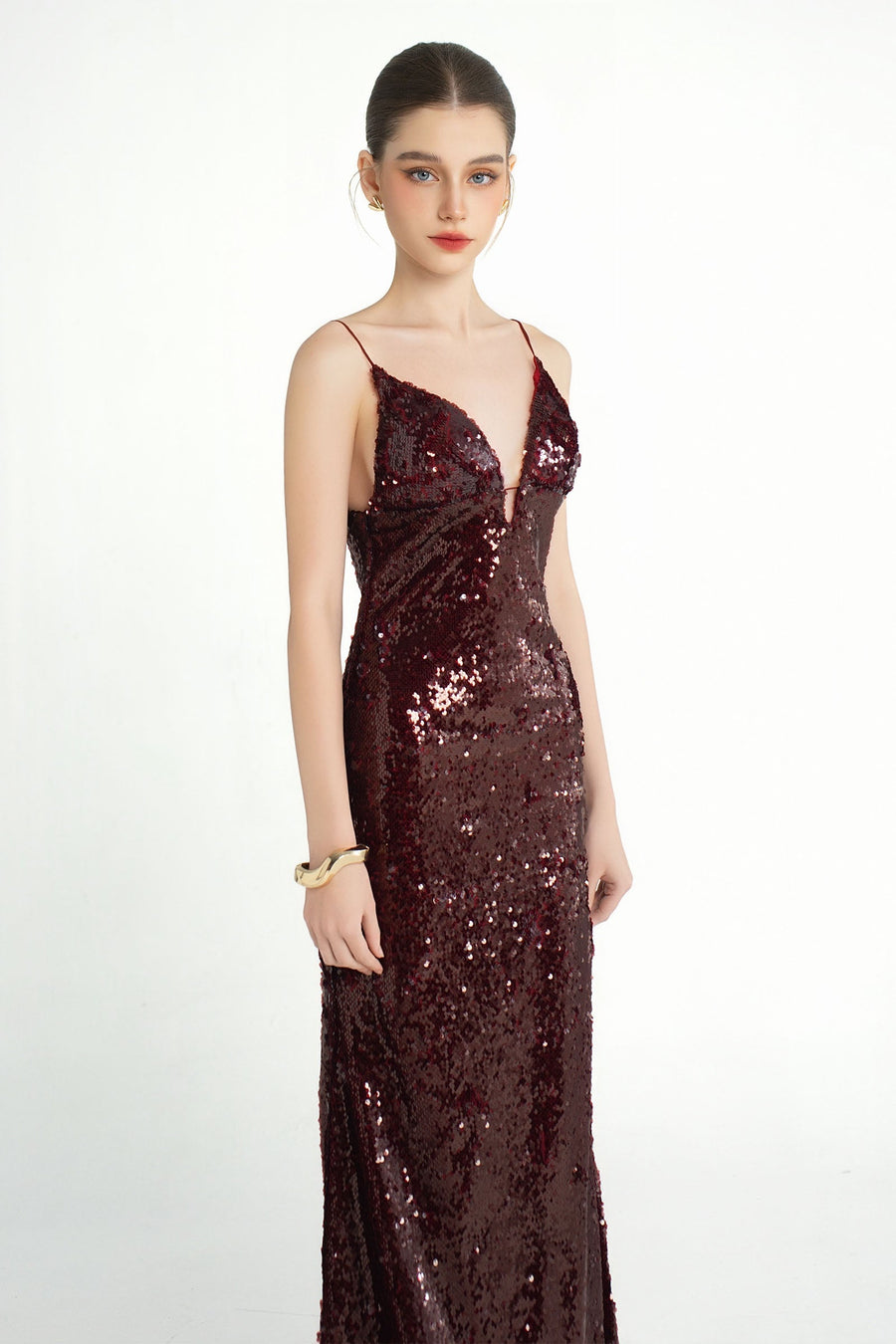 Night Fall Sequin Maxi Dress 5