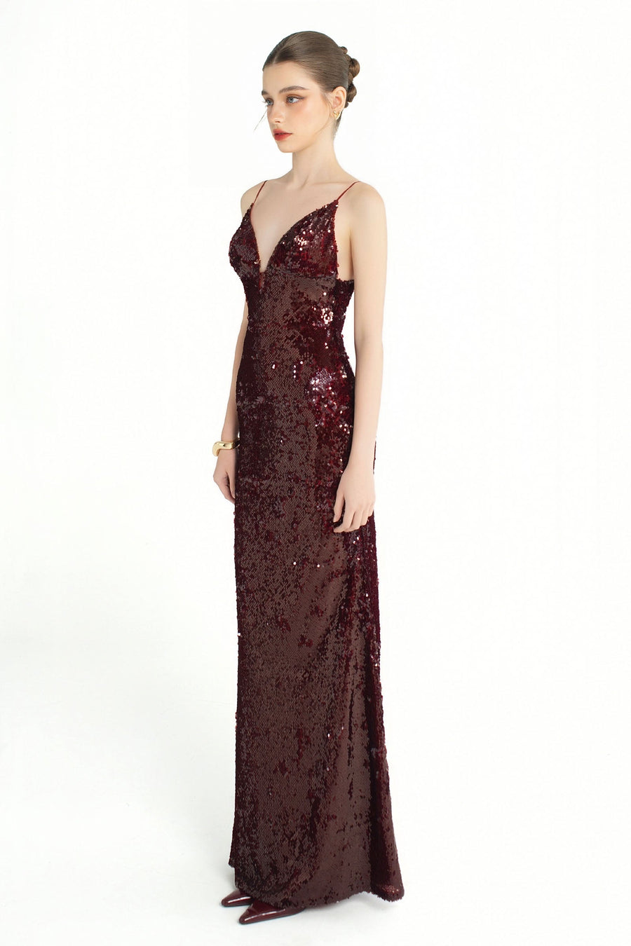 Night Fall Sequin Maxi Dress 4