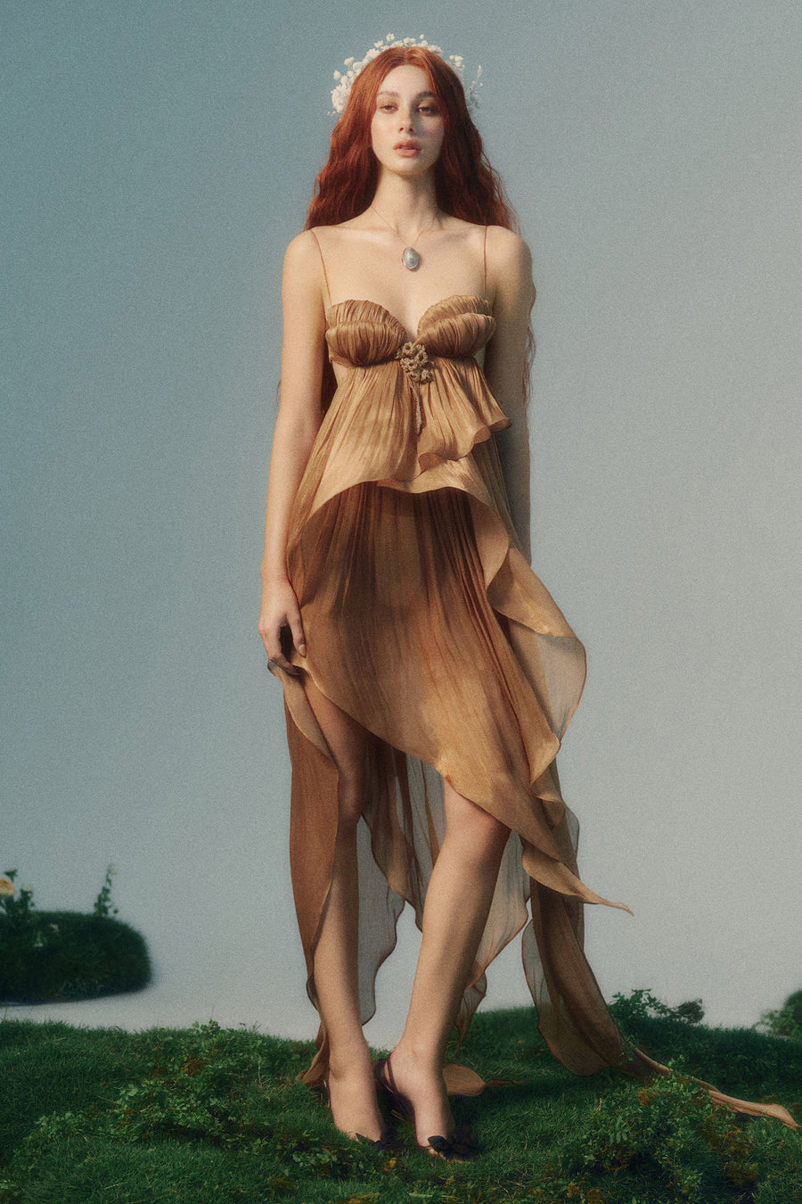 Rhea Asymmetric Maxi Dress 1