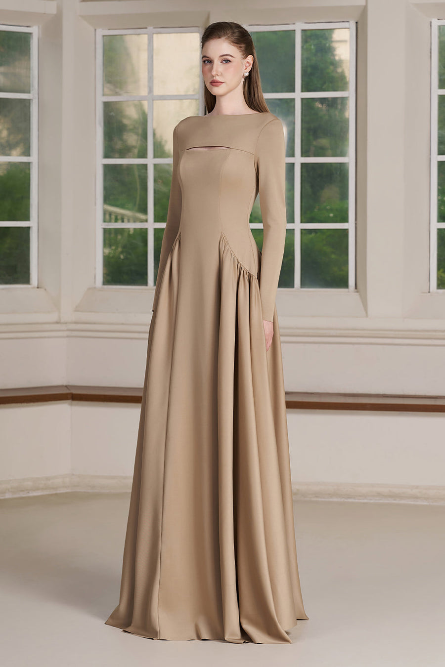 Neo Boat Neck Maxi Dress 5