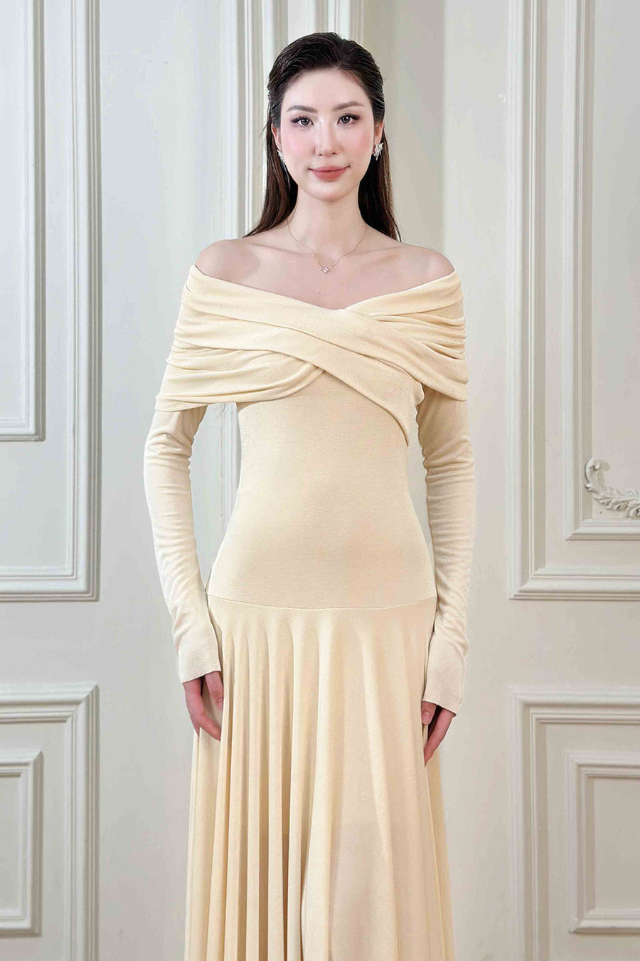Ari Draped Maxi Dress 5