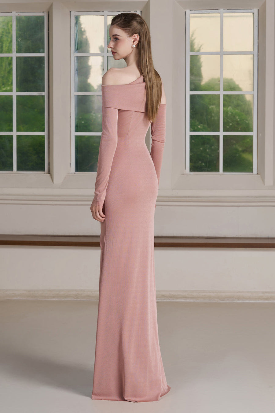 Eda Cold Shoulder Sleeve Maxi Dress 3