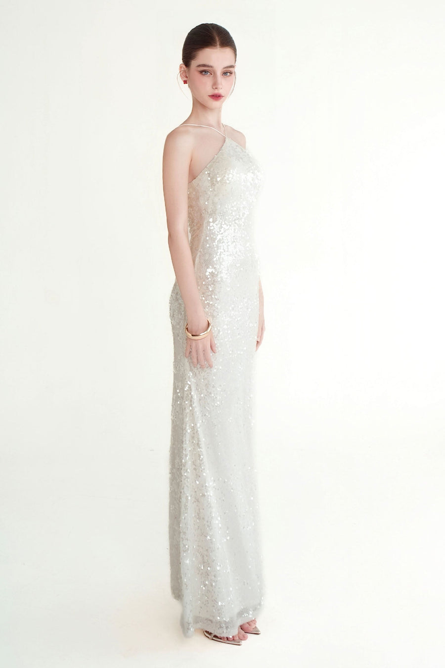 Glimmer Sequin Maxi Dress 3