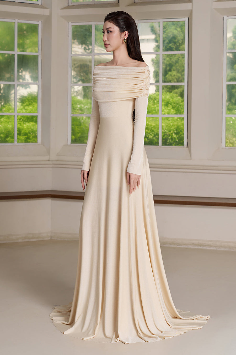 Rae Off-Shoulder Maxi Dress 5