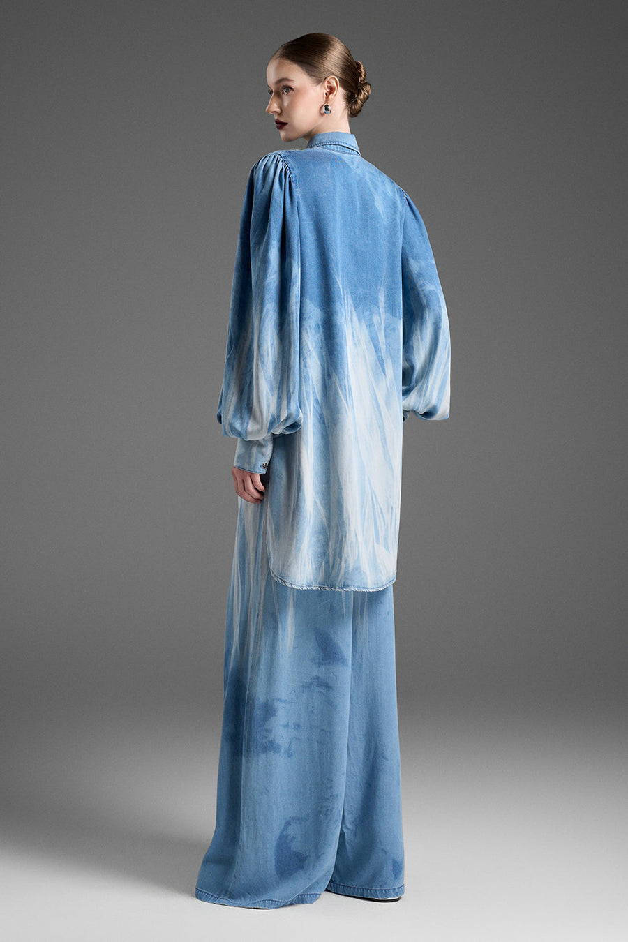Maren Puff Sleeve Denim Shirt 5