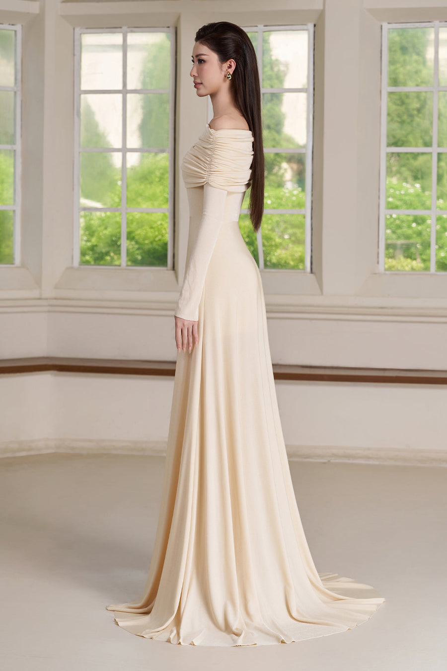 Rae Off-Shoulder Maxi Dress 3