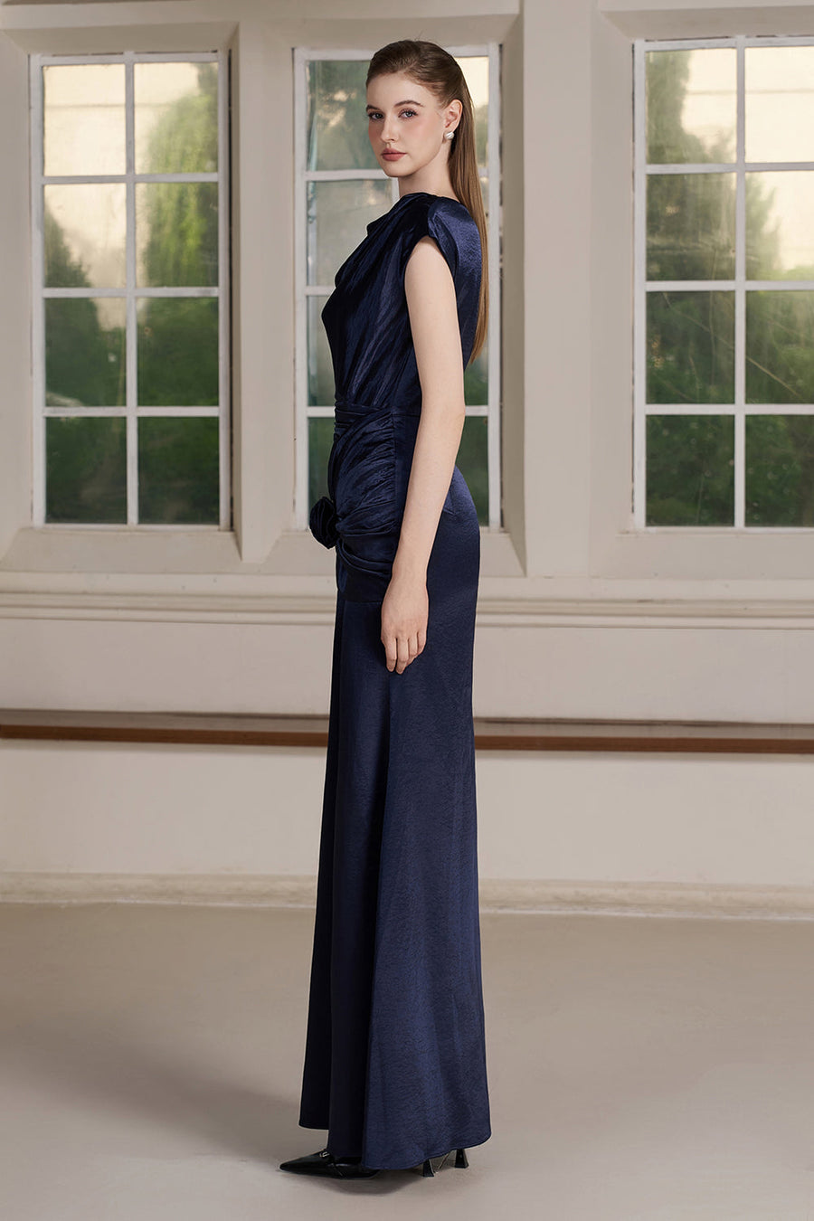 Ina Ruched Maxi Dress 5