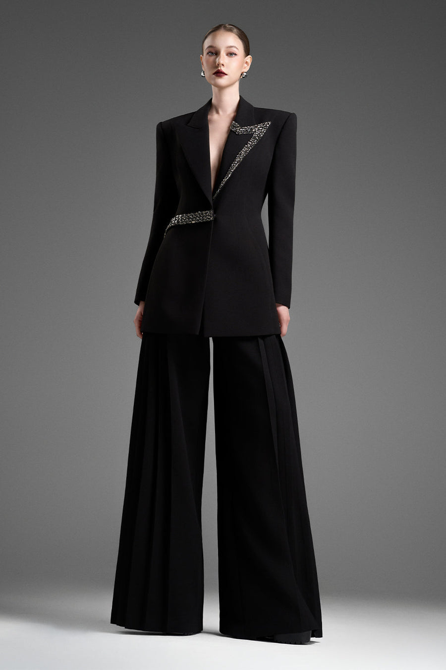 Seraphina V-Neck Bead Blazer 7