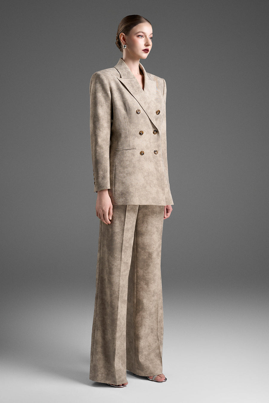 Lilia Straight Tweed Pants 4