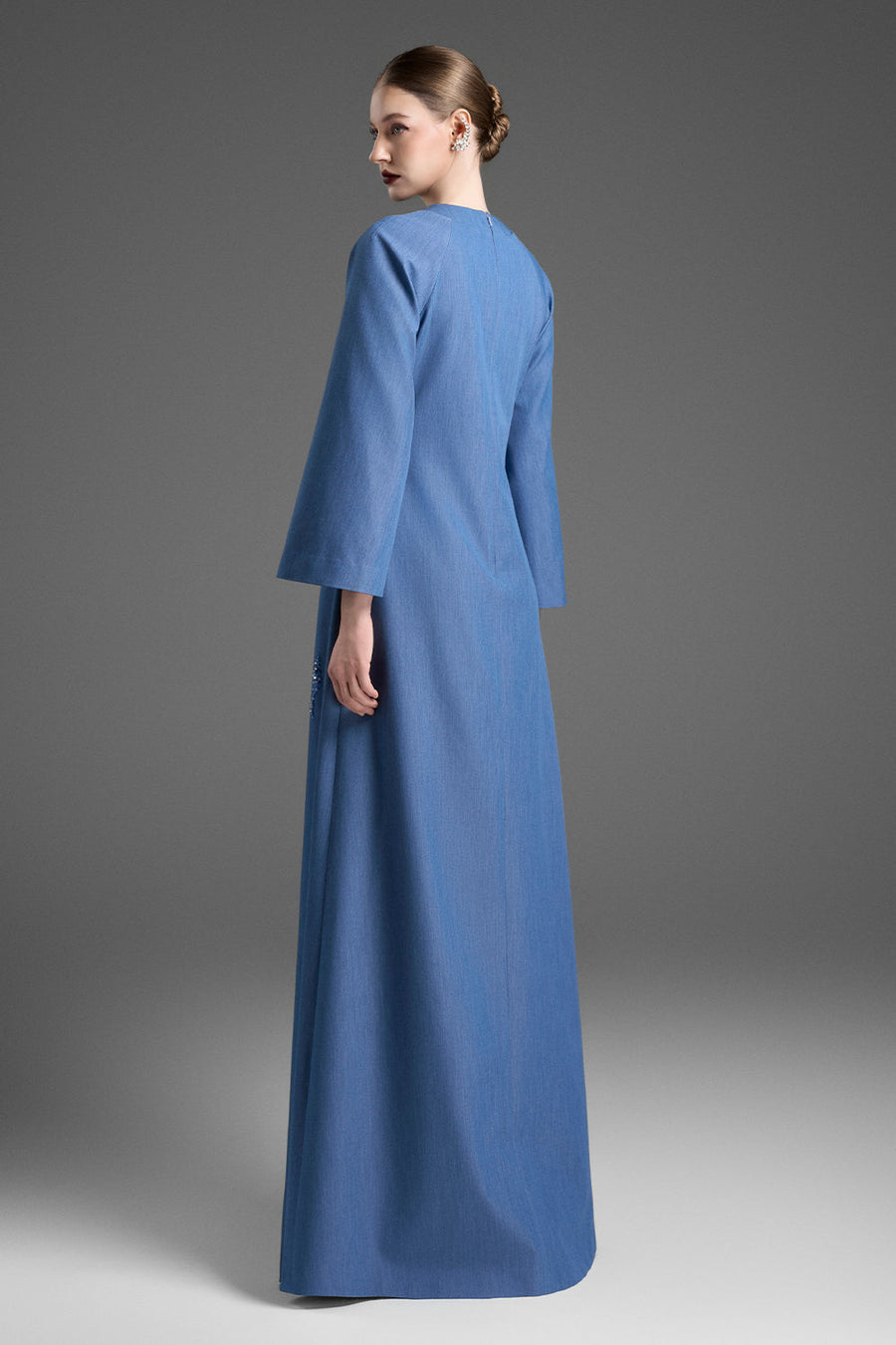 Zora Keyhole Neck Bead Maxi Dress 3