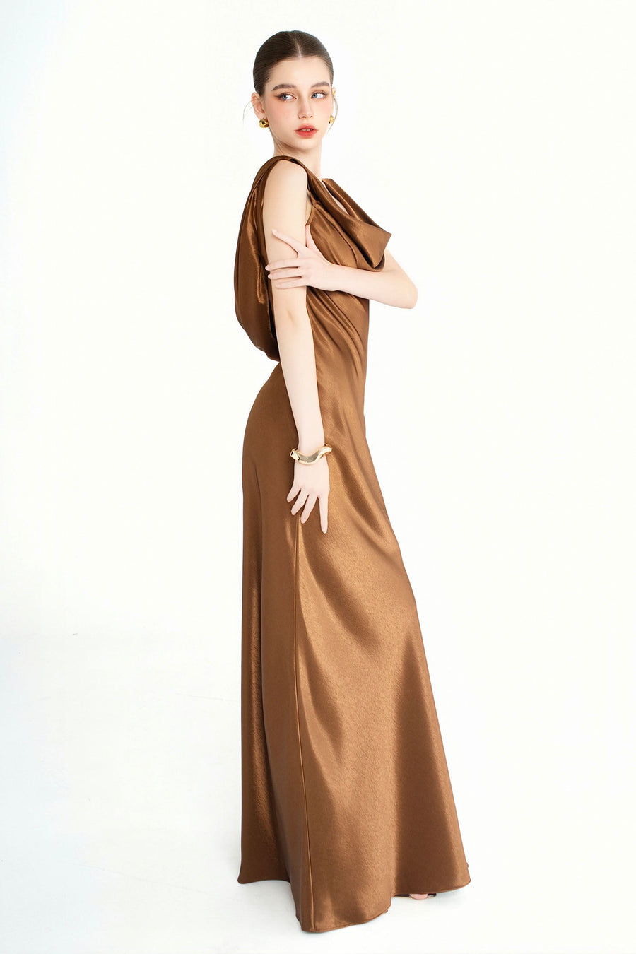 Vivienne Cowl Maxi Dress 7
