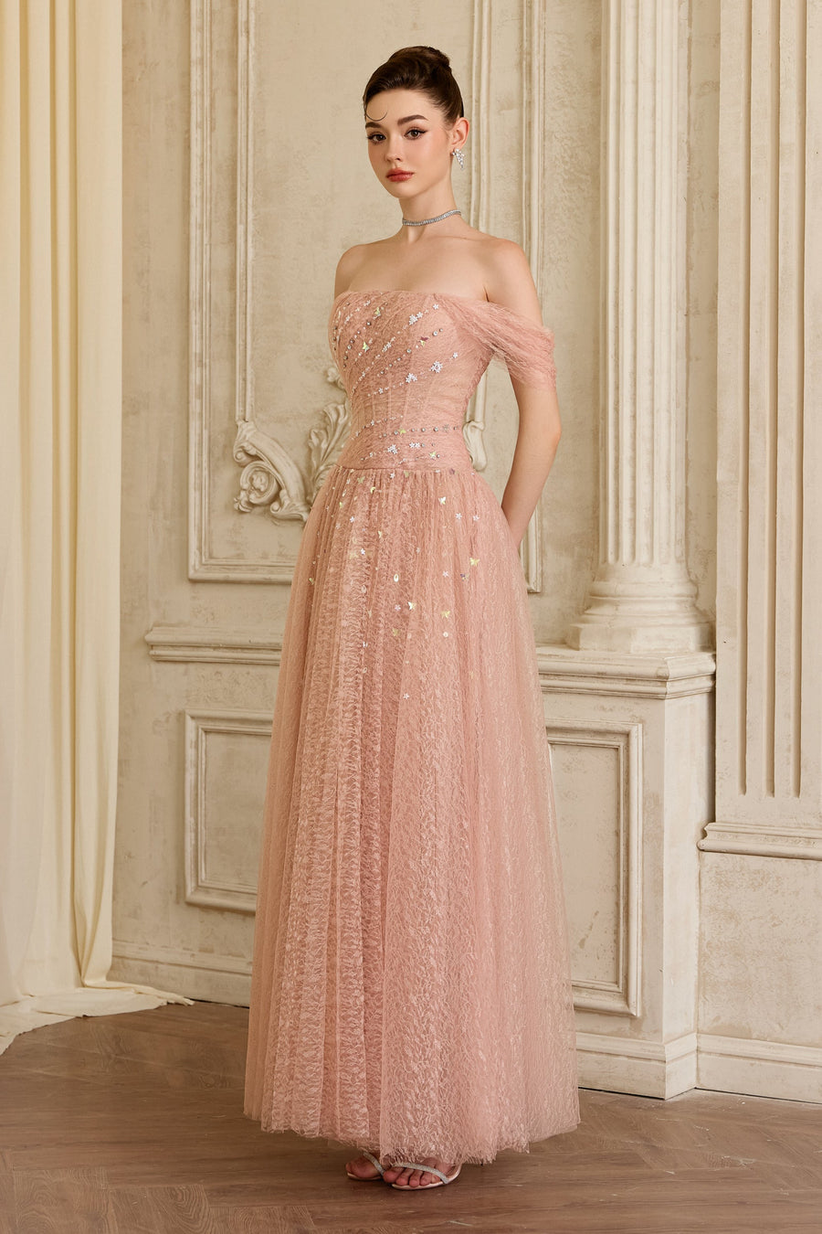 Ozelia Off-Shoulder Maxi Dress 4