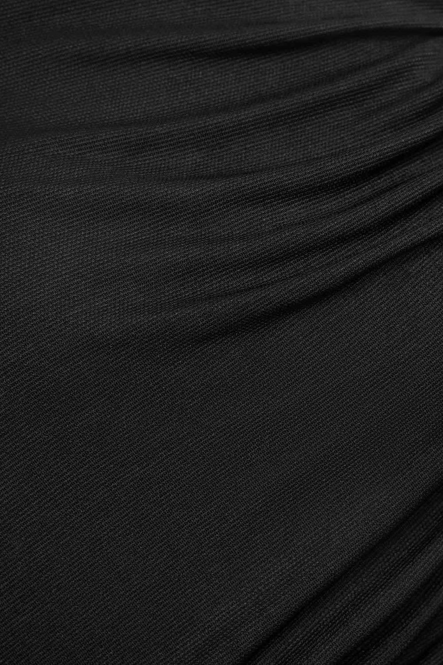 Daphne A-line Gathered Spandex Floor Length Dress Maxi Dress Eegen Studio