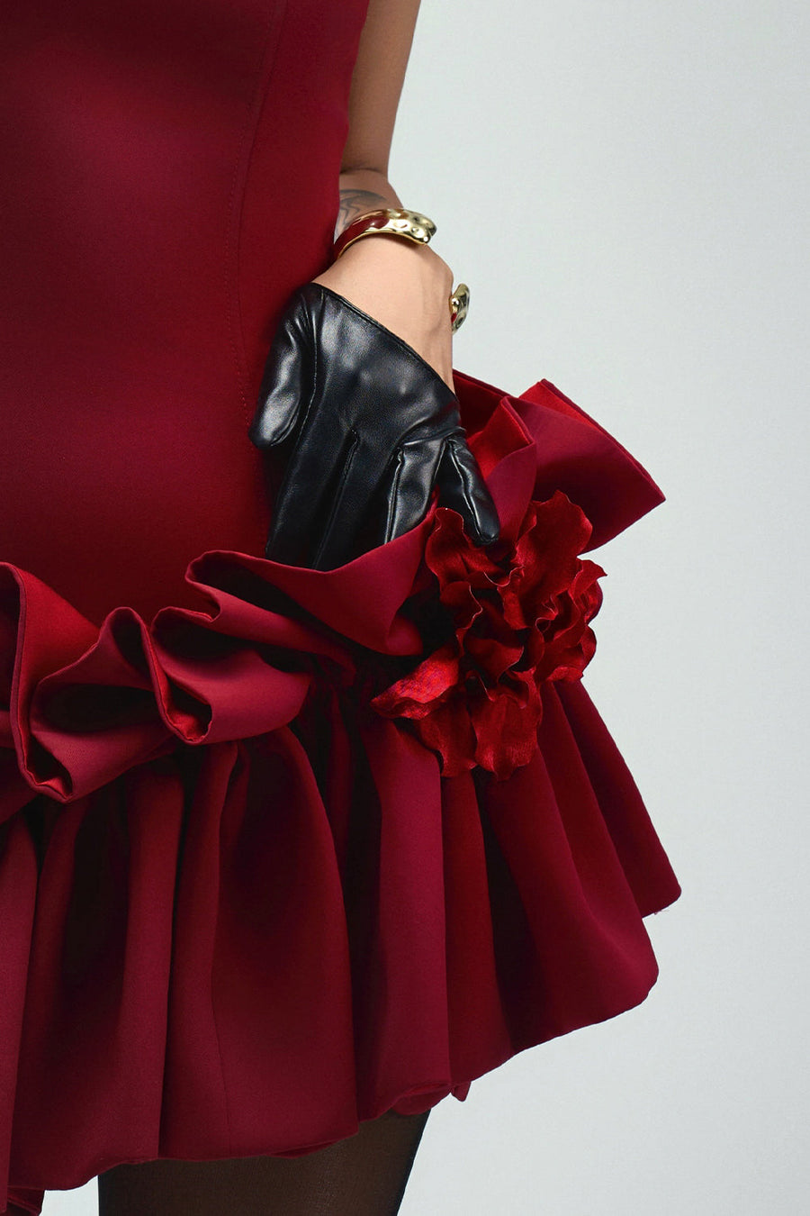 Raffle Floral Velvet Brooch 1