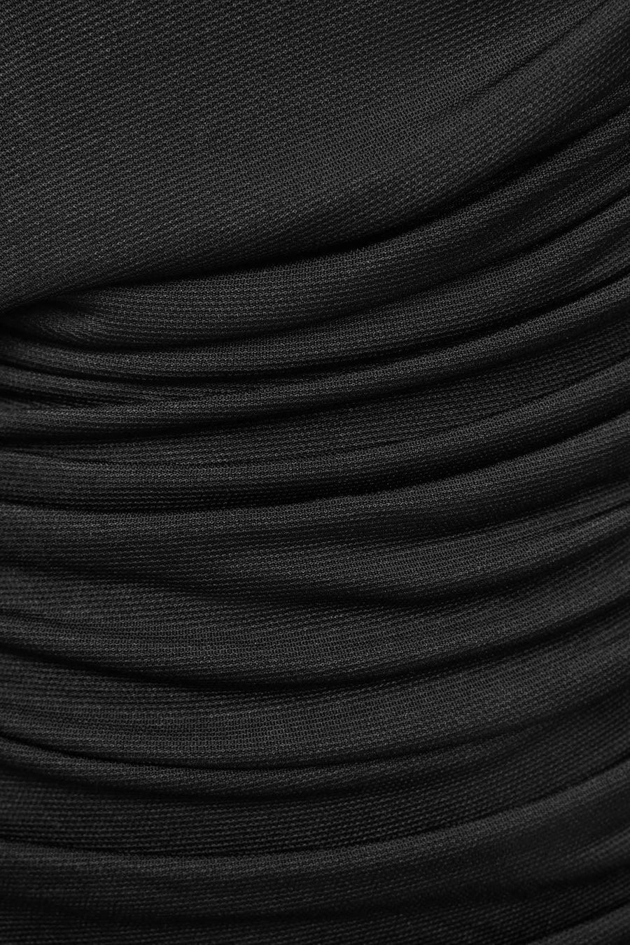 Daphne Gathered Asymmetric Neck Spandex Top Long Sleeved Top Eegen Studio