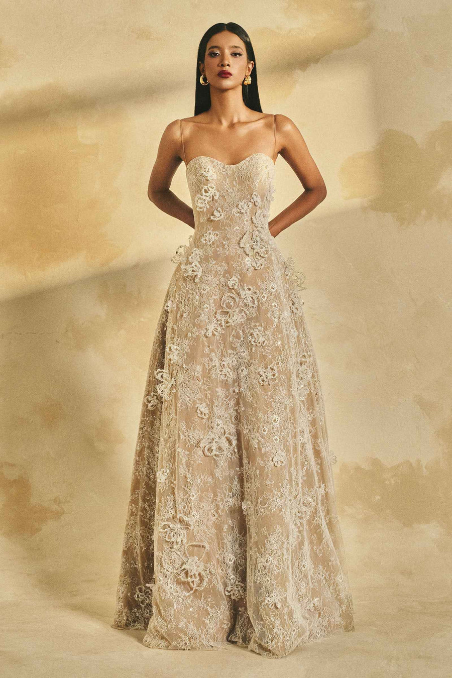 Arl Applique Maxi Dress