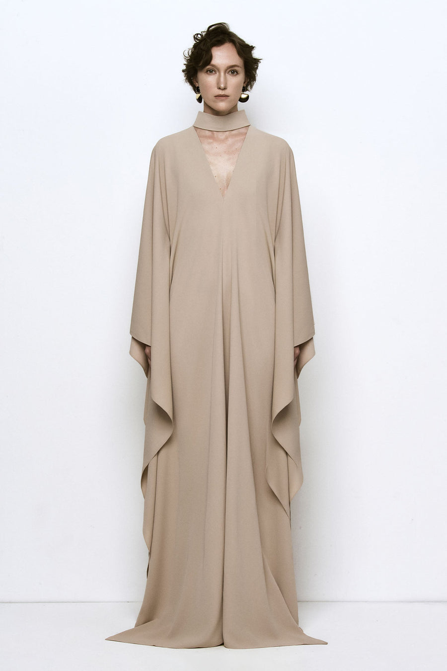 Rae Choker Neck Maxi Dress 1