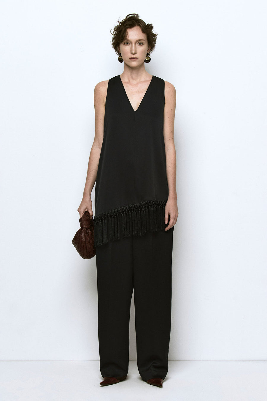 Noir V-Neck Top 1