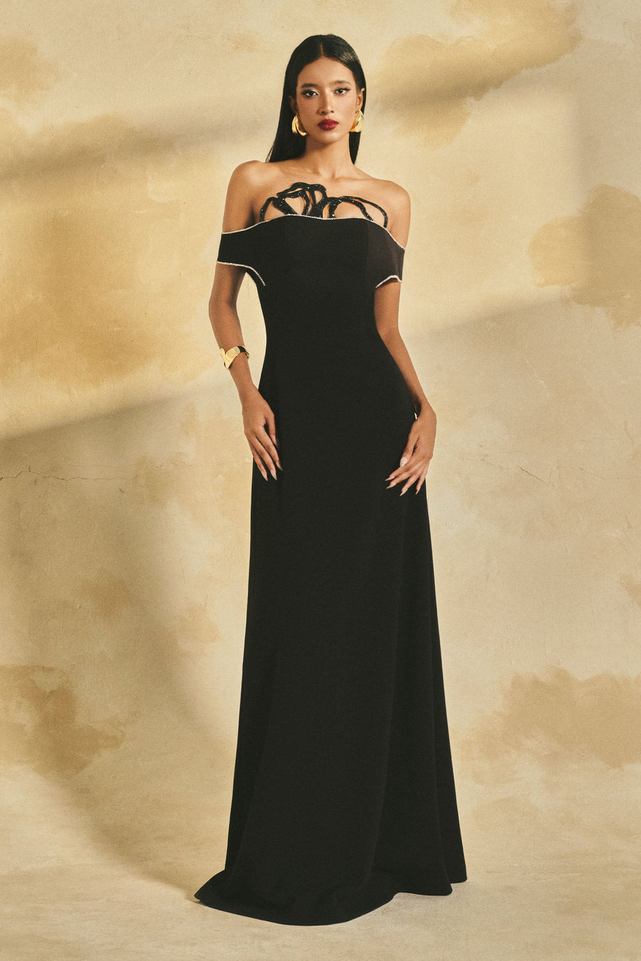Vale Off-Shoulder Maxi Dress 3