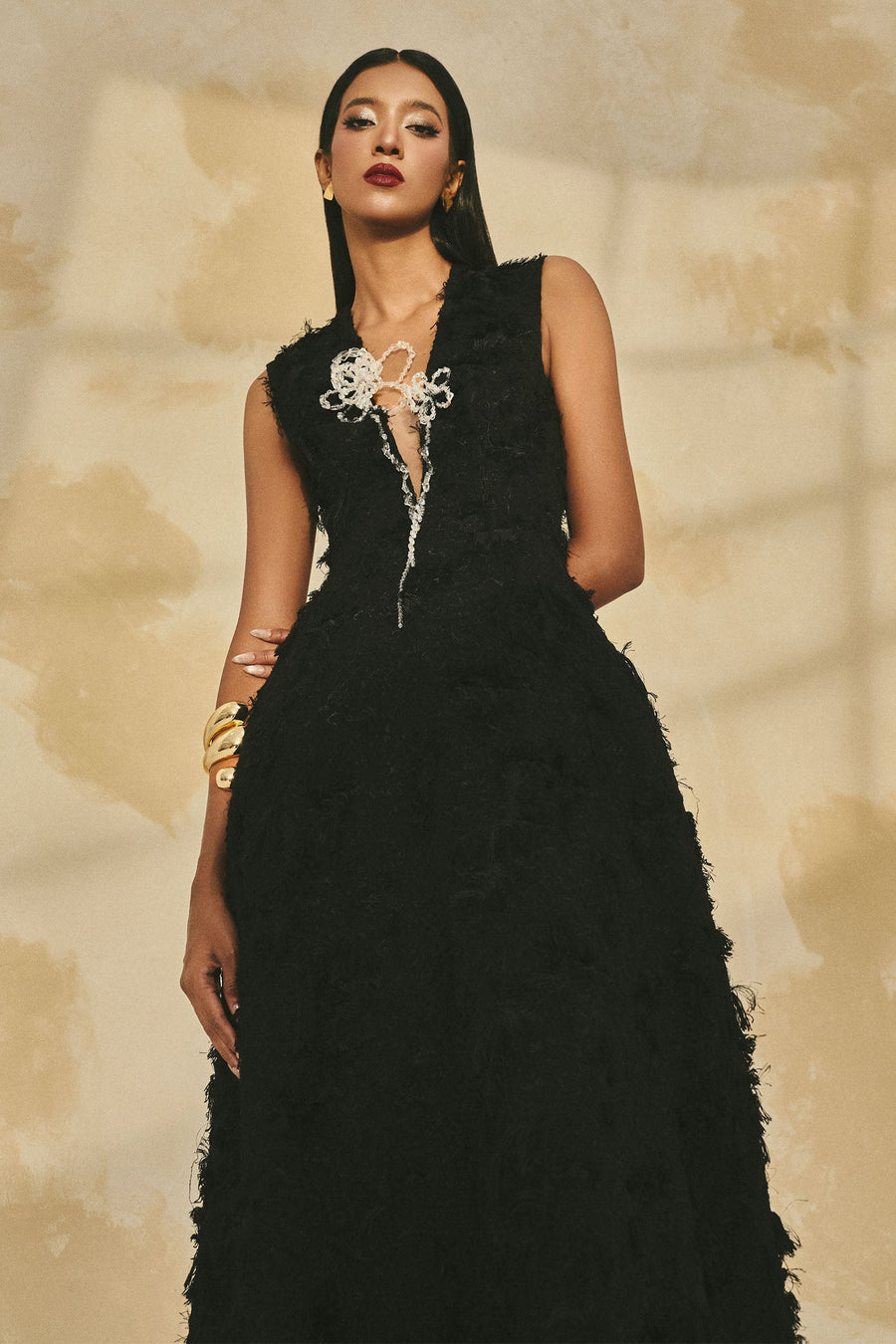 Elix Fringe Maxi Dress 4