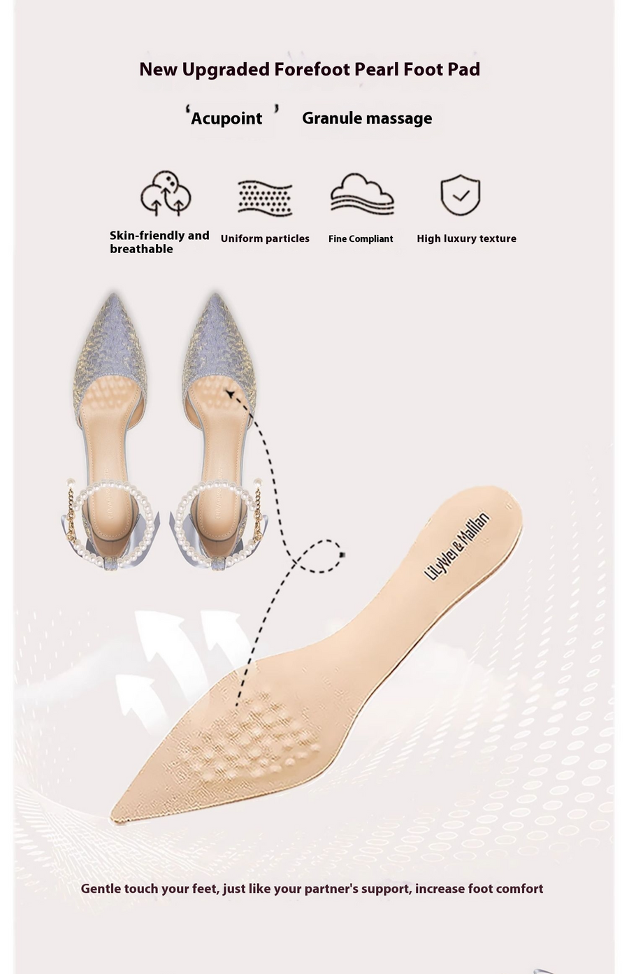 LilyWei Mermaid Dream French Beautiful Folds Not Tired Feet Sandals Temperament Coarse Heel Small Heels Large Size 41-43 Shoes RESSALINA