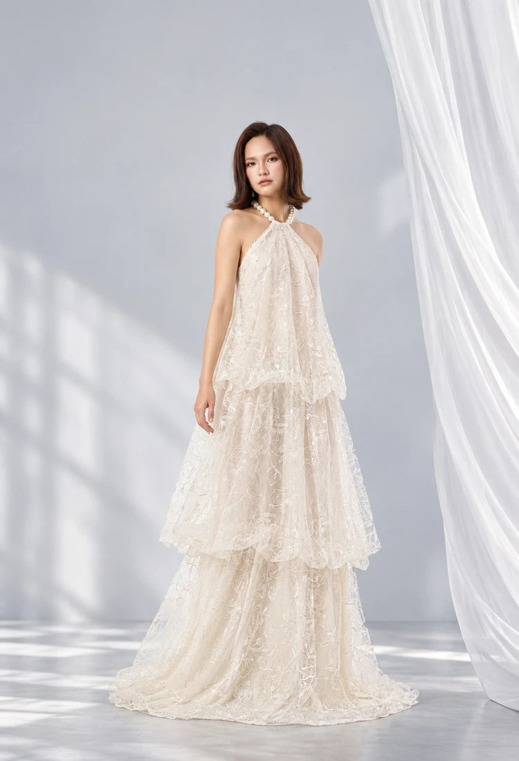 Eira Halter Maxi Dress mobile homepage poster