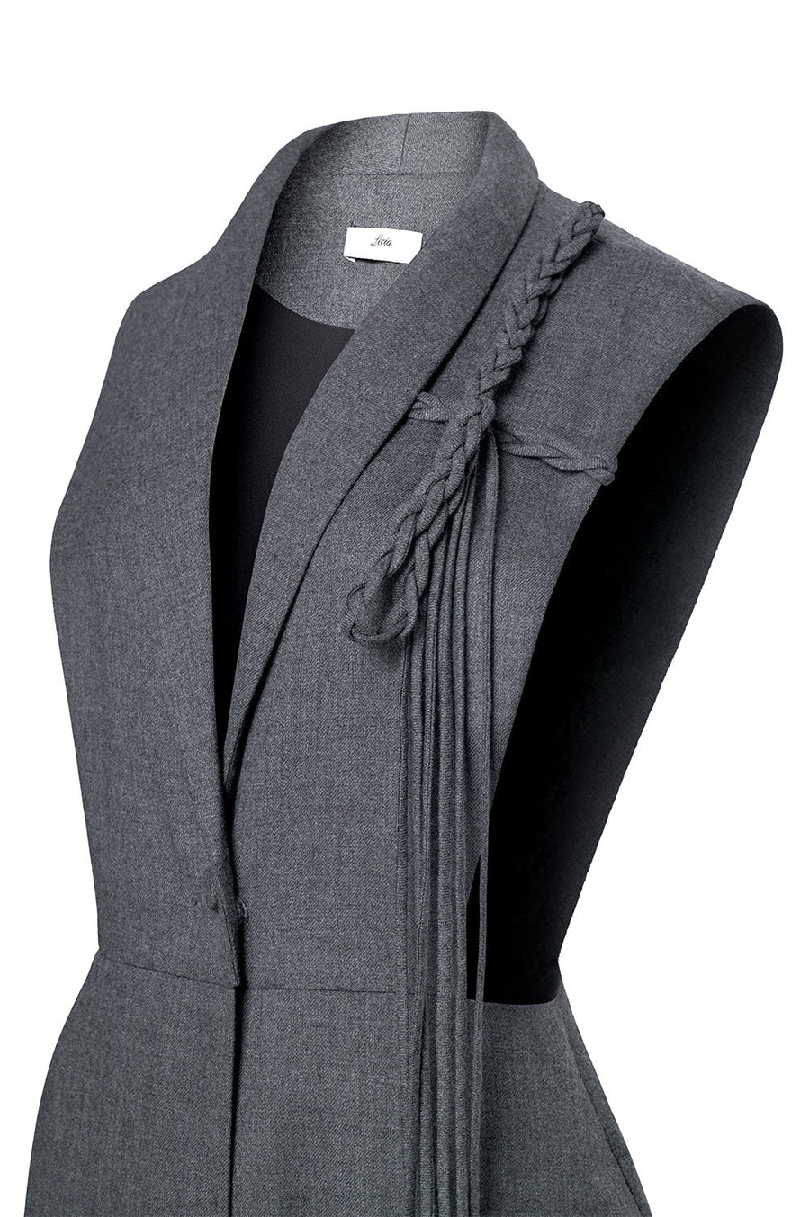 Rhodes Straight Slim Leg Felt Ankle Length Jumpsuit 3