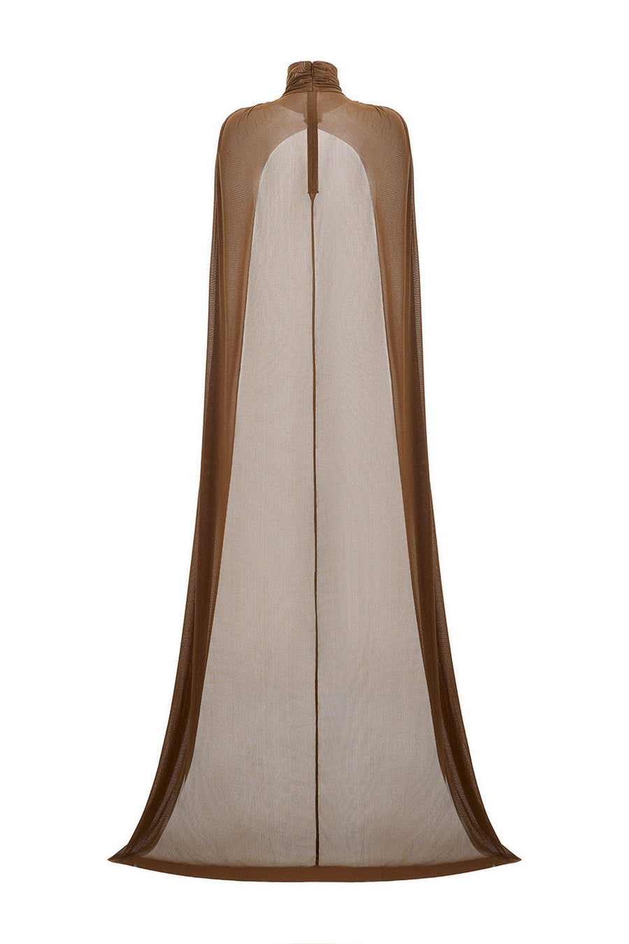 Dunessia Cape High Neck Elastic Cotton Floor Length Cape 4