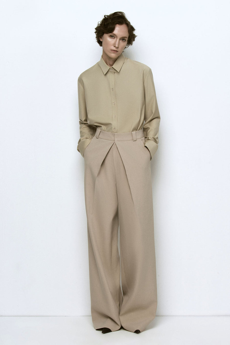 Runa Cuff Sleeve Shirt 1
