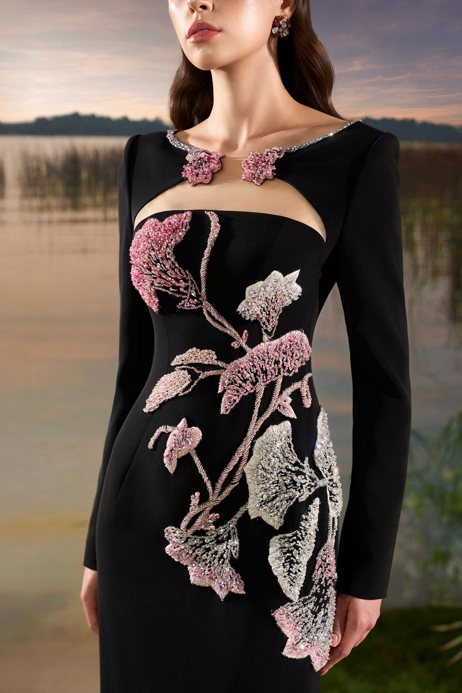 Chérie Boat Neck Maxi Dress 5