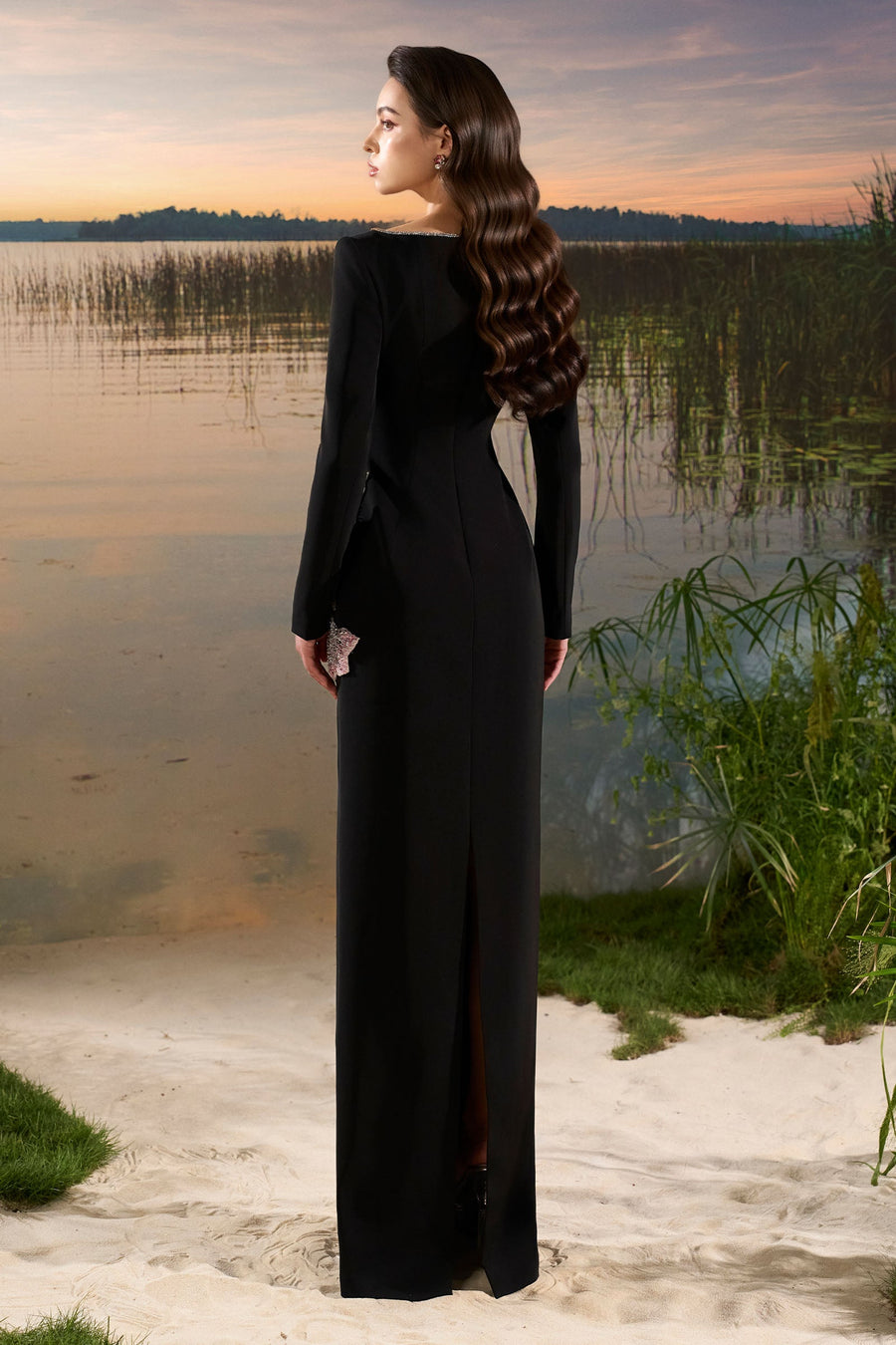 Chérie Boat Neck Maxi Dress 2