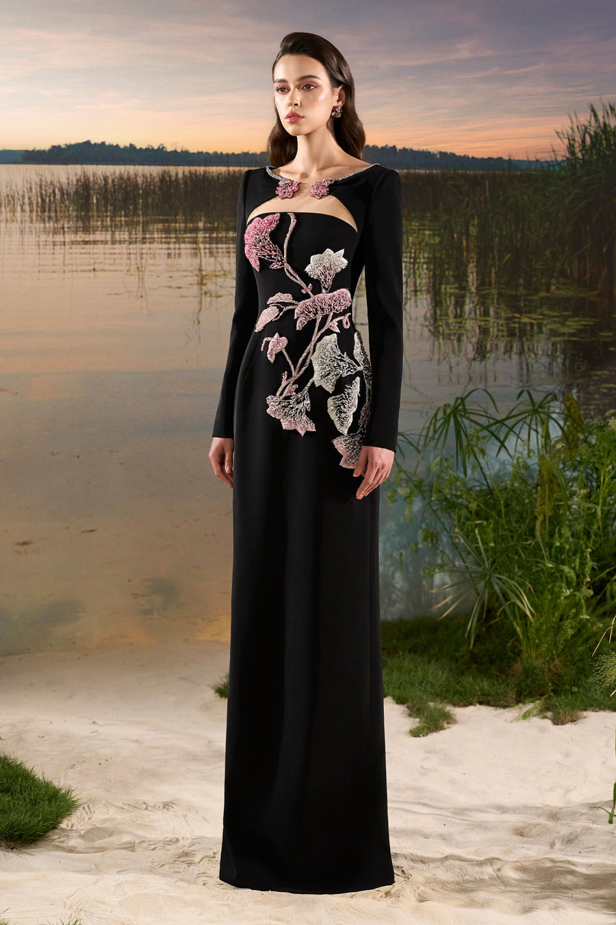 Chérie Boat Neck Maxi Dress 3