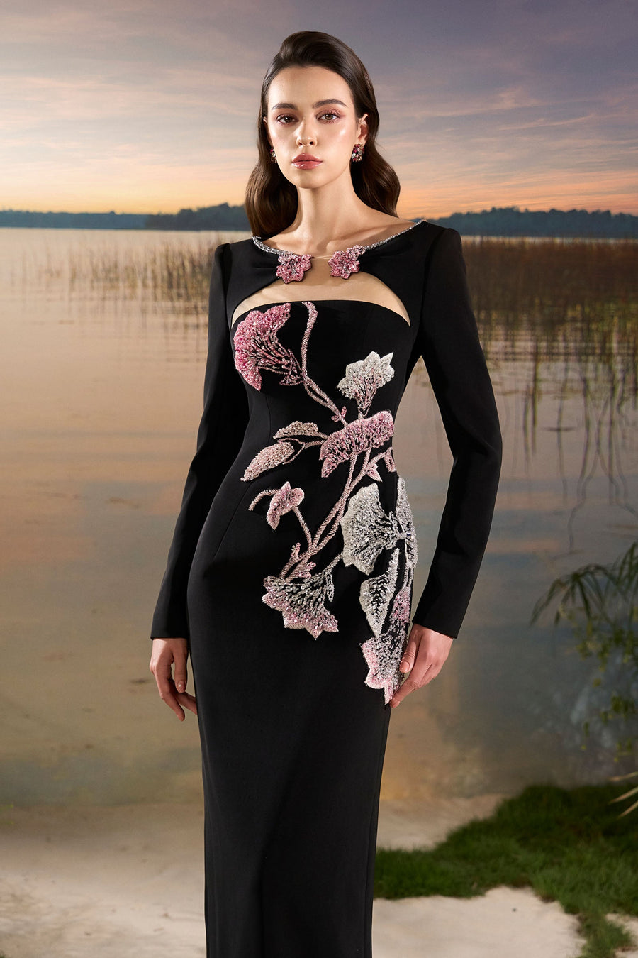 Chérie Boat Neck Maxi Dress 4