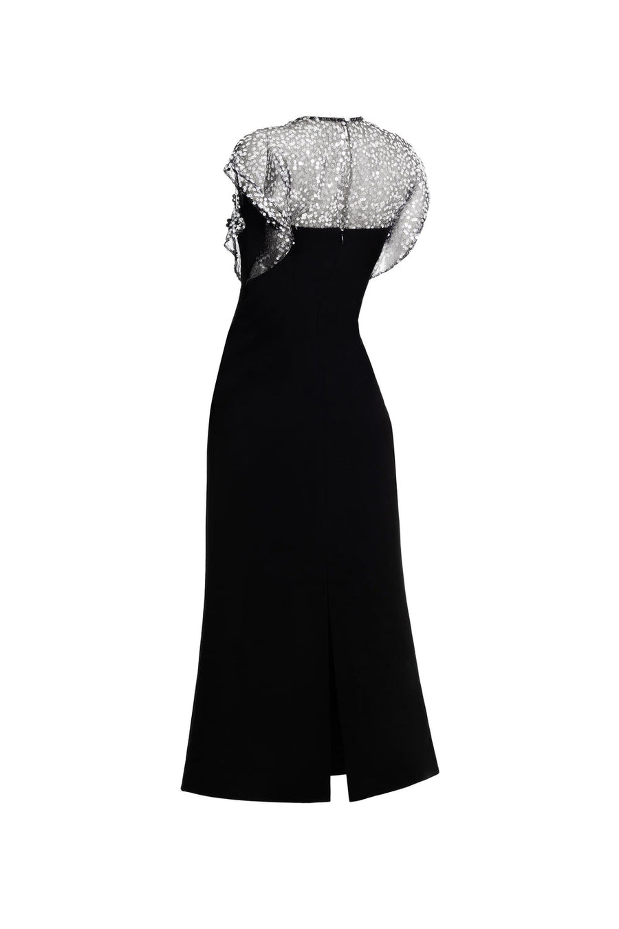 Lyra Mermaid Round Neck Velvet Midi Dress 7