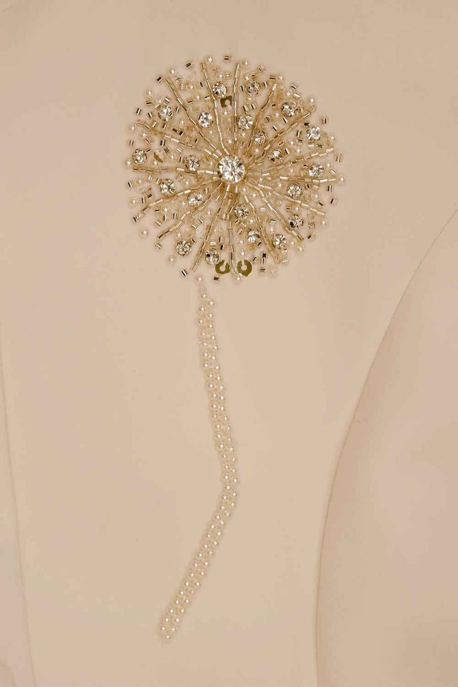 Milana Hourglass Button Poly Silk Jacket