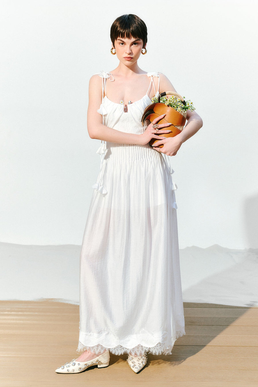 Briella Pleated Maxi Dress 2