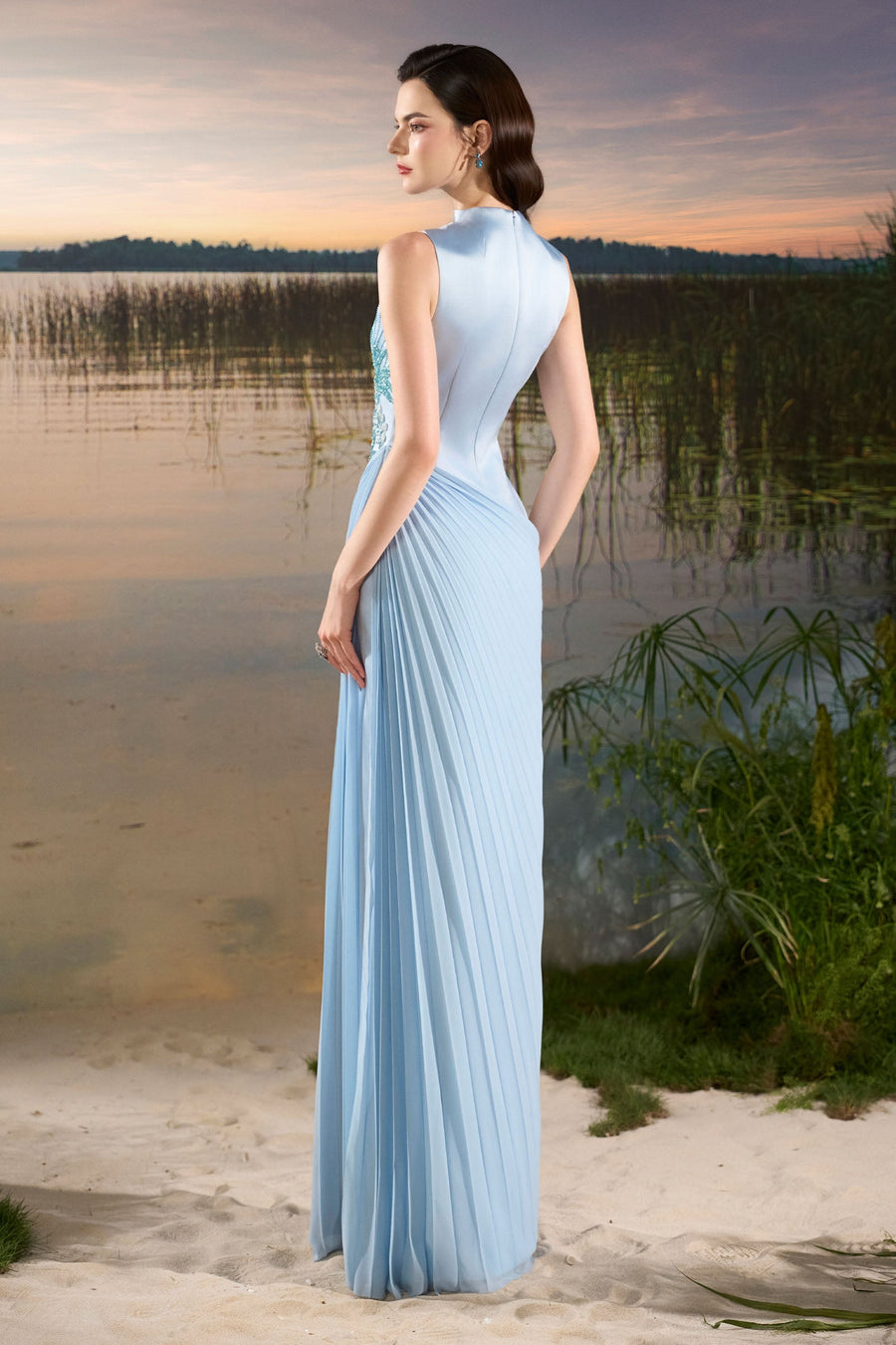 Seren Pleated Maxi Dress 2