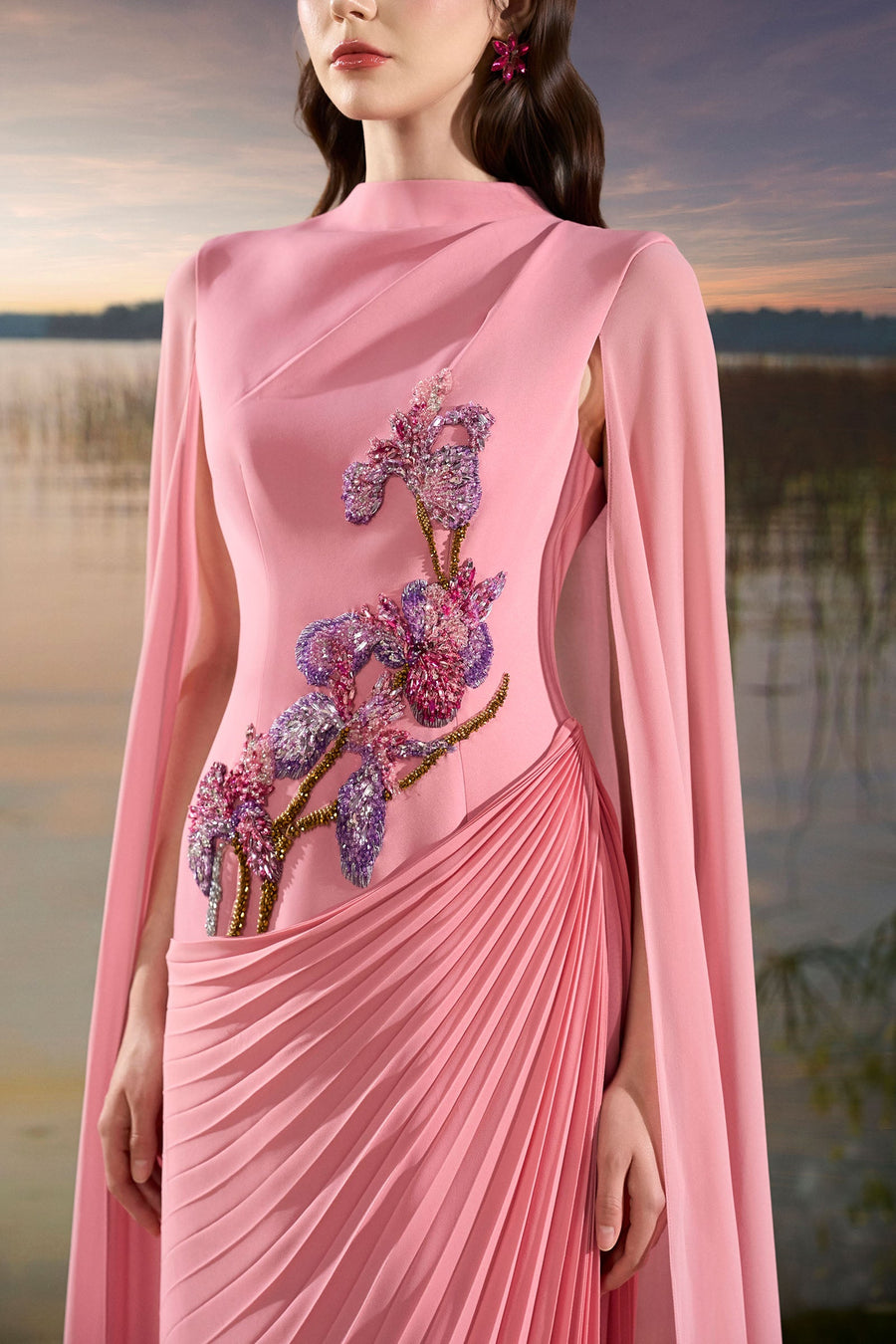 Dahlia Pleated Maxi Dress 5