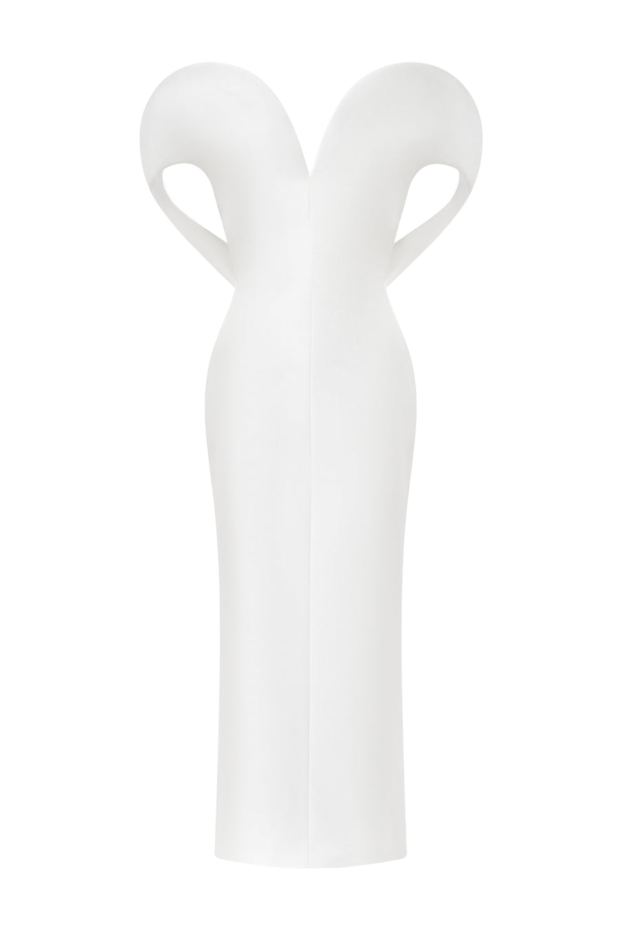 Adelynn Sheath V-Neck Twill Maxi Dress 1