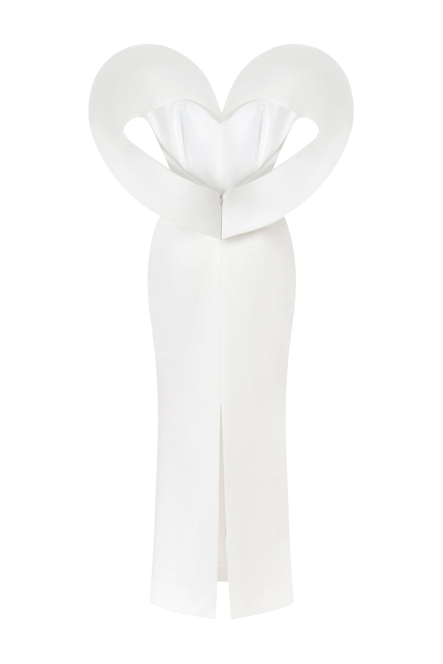 Adelynn Sheath V-Neck Twill Maxi Dress 4