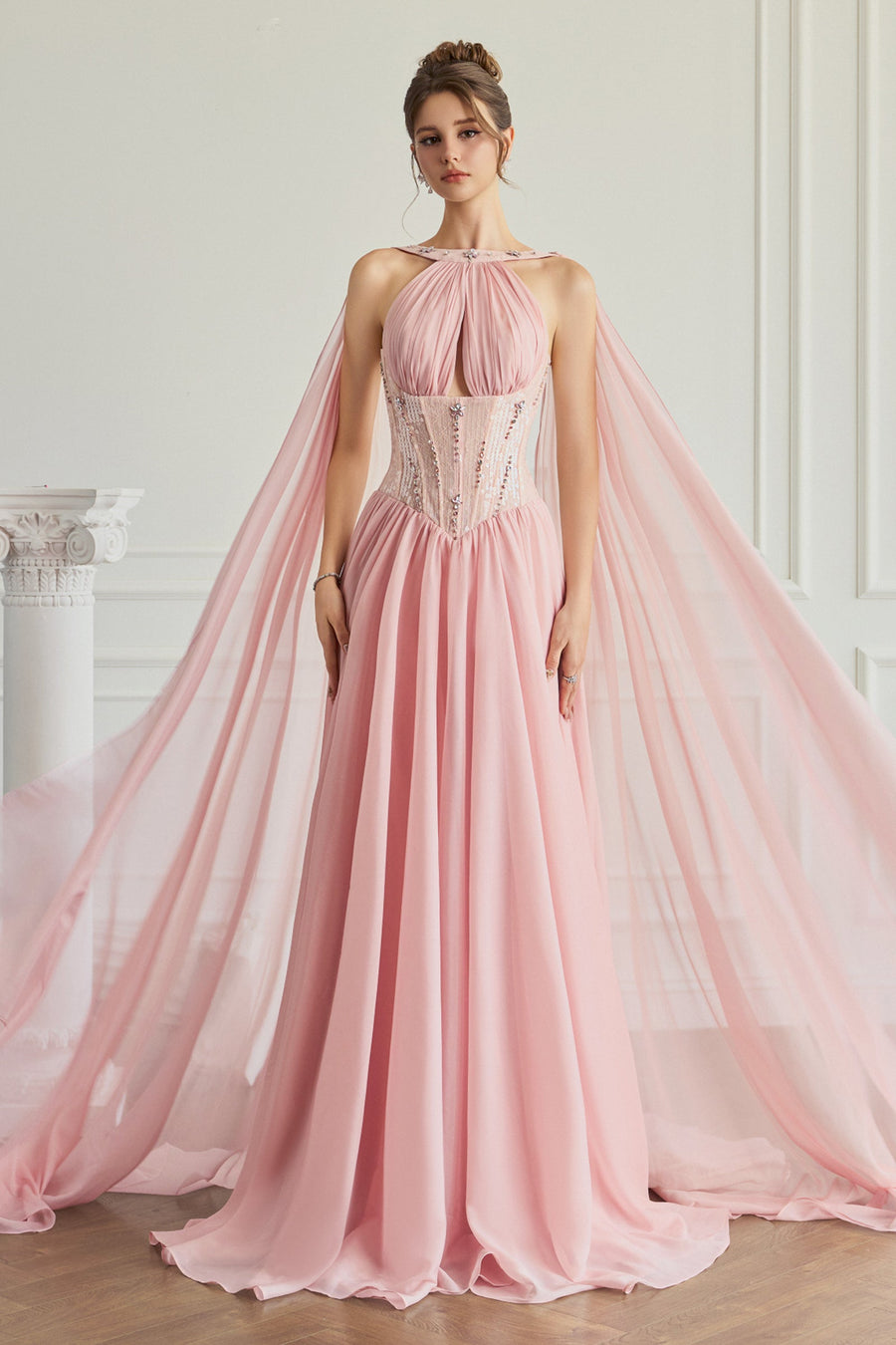 Evan Draped Cape 5