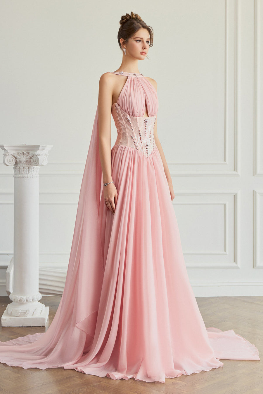 Evan Draped Cape 3