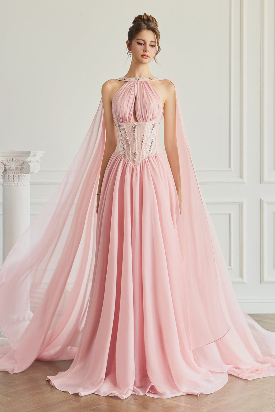Evan Draped Cape 2