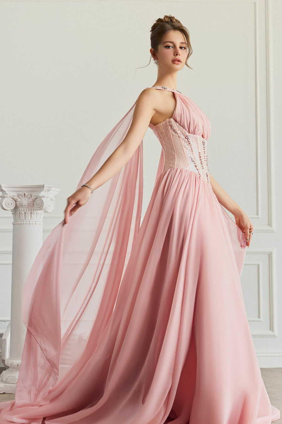 Evan Draped Cape 6