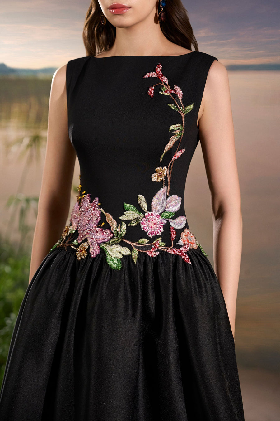 Freesia Embroidery Maxi Dress 5