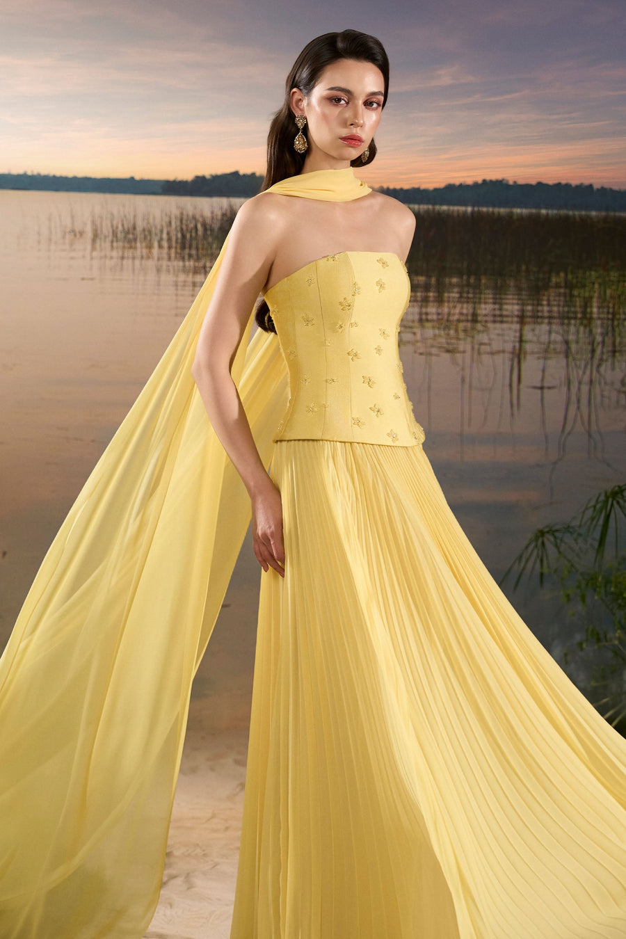 Vianne Straight Across Maxi Dress 4