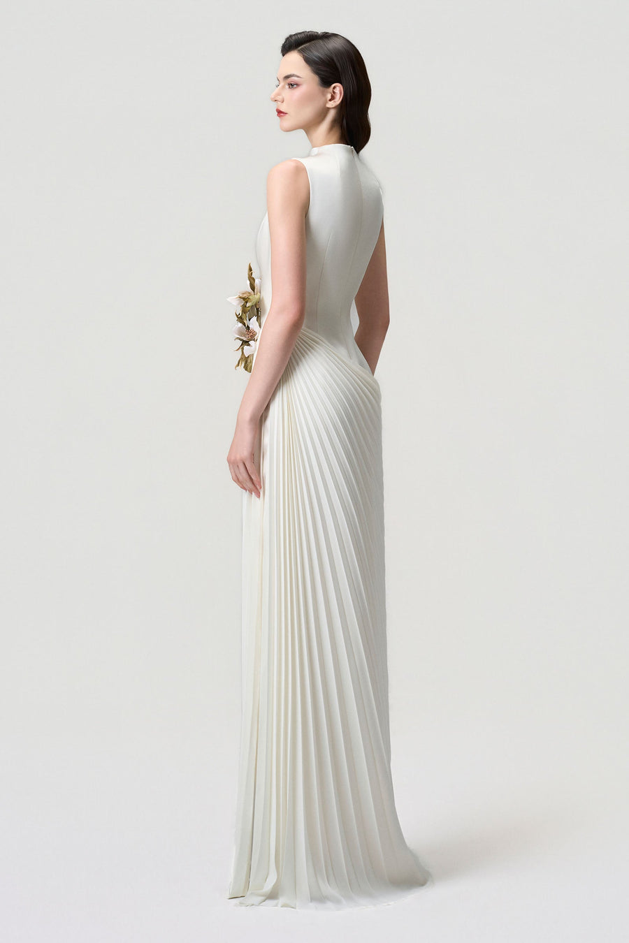 Viane Pleated Maxi Dress 2