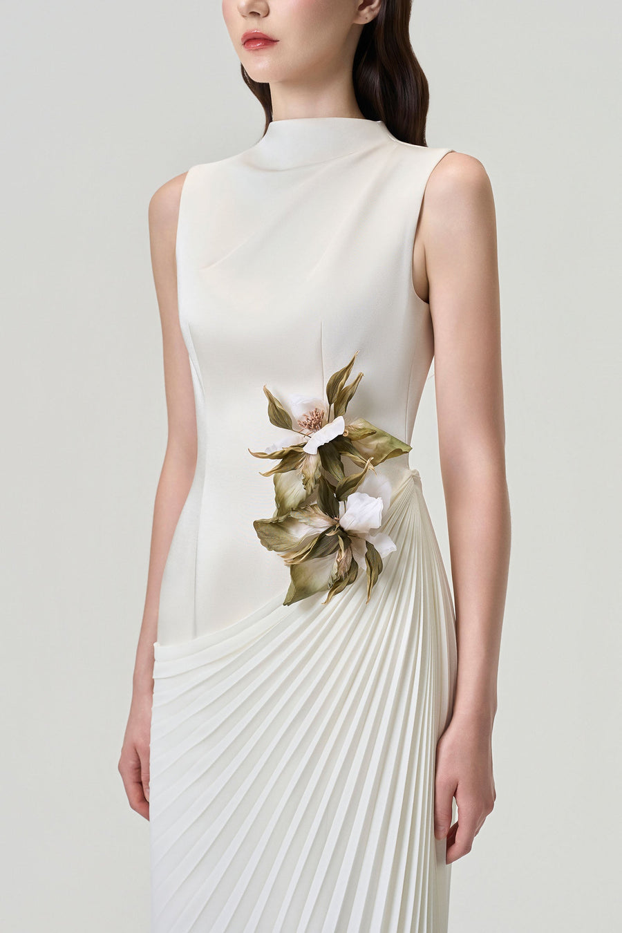 Viane Pleated Maxi Dress 5